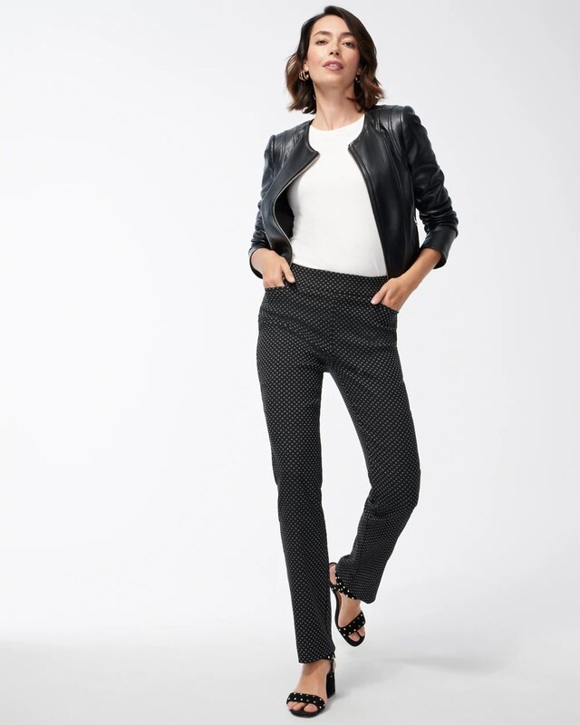 Brigitte Jacquard Stamp Pants - image 2